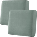H.VERSAILTEX Super Stretch Individual Seat Cushion Covers Sofa Covers Couch Sets Slipcover Thick Jacquard Textured Twill Fabric (2 Piece Large Sofa Cushion Covers, Sage) by CozyNest Decor
