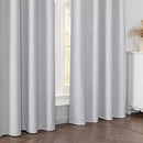 Blackout Curtains 108 Inches Long 2 Panels Set, 100% Black Out Textured Thermal Curtains, Grommet Privacy Light Blocking Drapes for Living Room Bedroom Luxury Deco(52W × 108L inch, Off-White) by CozyNest Decor