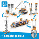 Engino STEM Toys, Fluid Dynamics, Building Toys for Kids 9+, Educational Kit, Gift for Boys & Girls, Fun STEM Projects, Engineering Kit (6 Model Options) by TinyTreasures Baby Boutique