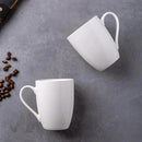 GBHOME 16oz Coffee Mugs Set of 6, Large Ceramic Coffee Mugs for Man, Woman, Dad, Mom, Modern Coffee Mugs Set with handle for Tea/Latte/Cappuccino/Milk/Cocoa. Dishwasher&Microwave Safe,White by CozyNest Decor