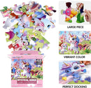 Jumbo Floor Puzzle for Kids,48 Piece Unicorn Large Jigsaw Puzzles,Puzzle for Toddler Ages 3-5,Fun Educational Preschool Learning Toy Gift for Boys & Girls Ages 4-8 by TinyTreasures Baby Boutique
