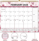 2025-2026 Calendar, 18 Month Wall Calendar 2025-2026 Hanging Spiral Bound Magnetic Fridge Desk Calendars 15" x 12", Jul 2025 - Dec 2026, A- Small Colorful by TinyTreasures Baby Boutique