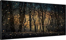 SIGNWIN 36"x72" Extra Large Framed Wall Art Magical Firefly Night Forest, Enchanted Woodland Scene for Home Living Room Bedroom Decor (Frame Assembly Required) by CozyNest Decor