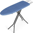 SONGMICS Ironing Board, Foldable Iron Board, Height Adjustable up to 35 Inches, with 4 Layered Cover and Pad, Iron Rest, Hook, Steel X-Legs, for Home, Laundry Room, Dorm, Midnight Blue ULLB001Q01 by CozyNest Decor