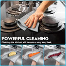 10 Pcs New Upgraded 3 Layers Non Scratch Wire Dishcloth, Multipurpose Wire Dishwashing Rags, Wet & Dry for Cookware, Sinks, Dishes, Stoves & Fireplaces 7.87“ x 7.87” by CozyNest Decor