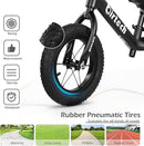 12" Balance Bike for 2, 3, 4, 5 Year Old Boys and Girls, Lightweight Nylon Frame Toddler Training Bike No Pedal Bikes for Kids with Adjustable Seat and Air Tires by TinyTreasures Baby Boutique