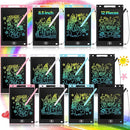 Tinlade 12 Pack LCD Writing Drawing Tablets 8.5 Inch Bulk Colorful Doodle Board Erasable Electronic Painting Drawing Pads Learning Toy Gifts for Kids Boys Girls(Pink, Light Blue, White, Black) by TinyTreasures Baby Boutique