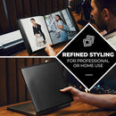 Dunwell Photo Album 8x10 (Black) with Mounting Paper, 8 x 10 Photo & Art Portfolio Presentation Binder, 24 Clear Sleeves Display 48 Pages, Professional Photography Book for Portraits, Artwork by TinyTreasures Baby Boutique
