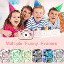 Kids Camera Toys,48MP Dual Lens with 64G SD Card and Cartoon Soft Cover for 3-8 Year Old Girls Boys (PinkDJS) by TinyTreasures Baby Boutique