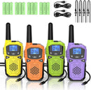 Walkie Talkies for Adults- WokTok Long Range Two Way Radio for Camping Hiking Hand Held Hiking Accessories Camping Gear Xmas Birthday Gift for Kids,SOS Siren,NOAA Weather Alert,4 Radios by TinyTreasures Baby Boutique
