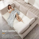 Modular Sectional Sofa, Convertible Couch Modular Sofa Without Ottoman, Sectional Sofas for Living Room Small Apartments by CozyNest Decor