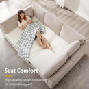 Modular Sectional Sofa, Convertible Sofa Couch Modular Sofa with Ottoman, Sectional Sofas for Living Room Small Apartments by CozyNest Decor