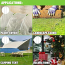 Cool Area 50PCS 6 Inches 11 Gauge Garden Stakes, Landscape Staples, Ground Stakes, Yard Stakes, U-Shaped Garden Staples for Securing Landscape Fabrics,Irrigation Pipes, Weed Barrier Fabric, Fences by GreenHaven Gardens