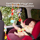 TUMAMA 4 Pack Baby Toys for 0 3 6 9 12 Months, Hanging Crib Toys for Newborn Infant Development, Car Seat Stroller Soft Plush Rattles Toy for Babies by TinyTreasures Baby Boutique