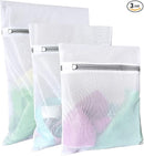 Lingerie Bags for Washing Delicates,Small Fine Mesh Laundry Bags,3Pcs(1 Large,1 Medium,1 Small) by TinyTreasures Baby Boutique