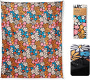 Nomadix Festival Blanket - Perfect for Picnics, Camping, & Lawn Seating - Plush Top & Water Resistant Base - Made with Post Consumer Recycled Materials - Hula Multi - 60x70 by TinyTreasures Baby Boutique