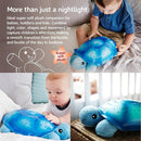 Cloud b Calming Nightlight Star Projector | Gentle Brightness | 3 Colors | 8 Constellations | Auto-Shutoff | Twilight Turtle Blue by TinyTreasures Baby Boutique