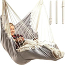 Hanging Hammock Chair Swing – Hanging Chair Outdoor & Indoor - Hammock Swing Chair – Quick & Easy Setup with Hardware Kit – Durable & Spacious Full Body Support – Holds 440 Lbs by GreenHaven Gardens