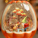 Fall Snow Globe Pumpkin Fall Decorations for Home Gnome Turkey Swirling Glitter Timer Thanksgiving Gift Autumn Harvest Fall Decor by CozyNest Decor