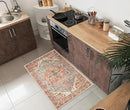 Keen Home Design 2x3 Rug - Machine Washable Entry Rug with Non-Slip Backing, Ideal for Enteryway, Kitchen, Bathroom, Laundry Room - Vintage, Easy Clean, Durable, Low Pile Rug - (2' x 3') by CozyNest Decor