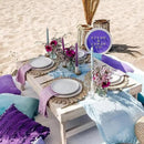 Sioloc 10 Pack Dusty Blue Cheesecloth Table Runner Fall Autumn Decor for Home 10ft Table Cloth for Tea Wedding Birthday Party Baby Bridal Shower Halloween Thanksgiving by CozyNest Decor