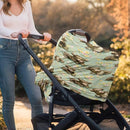 Binienty Highland Cow Baby Car Seat Cover for Boys Girls,Boho Floral Infant Carseat Cover Multi Use Baby Nursing Cover, Shopping Cart/High Chair/Stroller Cover by TinyTreasures Baby Boutique