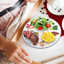 9" Portion Control Plate - Healthy Nutrition Plate for Adults and Teens, Melamine, Ideal for Weight Loss and Diabetes Management (1 Pack) by CozyNest Decor