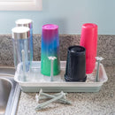 Large Countertop Bottle Drying Rack - Ideal for Insulated Water Bottles, Drinking Glasses, Sports Bottles, Baby Bottle Drying Rack, Tumblers, Mugs, Bottle Washer by TinyTreasures Baby Boutique