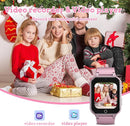 Goodatech Smart Watch for Kids 4-12 Years Boys Girls, 26 Puzzle Games,HD Camera,Video Music Player,Pedometer,Flashlight,Calendar,Alarm Clock,Aluminum Case,Sport Band (Pink) by TinyTreasures Baby Boutique