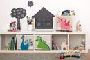 3 Sprouts Toy Storage Organizer: Toy Box Cube Organizer for Playroom, Nursery - Foldable Storage Bin - Peacock by TinyTreasures Baby Boutique