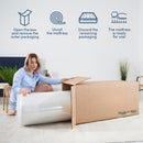 12'' Hybrid Mattress, Cooling Memory Foam & Pocket Springs Medium Firm - White - Queen by HouseOfZazla
