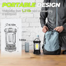 Rechargeable Camping Lantern, 3000LM 5 Light Modes Camping Light 4400 Capacity Phone Charger LED Impact-Resistant Flashlight Lantern Portable Waterproof Hurricane Lanterns for Emergency(Black) by CozyNest Decor