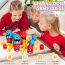 Tic Tac Toe Game: Kids’ Board Game Nesting Tic Tac Toe Strategic Board Game for Kids and Adults, Strategy Head to Head Games Boosts Logical Thinking Suitable Party Family Tabletop Games by TinyTreasures Baby Boutique