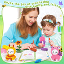 Crochet Kit for Beginners, 2PCS Cats Dressed as Bee and Butterfly Crochet Kits with Step-by-Step Video Tutorials, Beginner Crochet Kits for Kids and Adults, Animal Crocheting Kit for Starters by TinyTreasures Baby Boutique