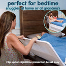 hiccapop 44" x 19" Bed Rail for Toddlers, Heavy-Duty Safety Bed Rail for Twin, Full, Queen Beds, Soft Mesh Cover & Swing-Down Design, Easy No-Tool Installation (White) by TinyTreasures Baby Boutique