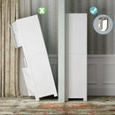 ANWBROAD 67” Bathroom Storage Cabinet Tall Storage Cabinet with Adjustable Shelves and Drawers Freestanding for Bathroom Kitchen Pantry Living Room Cabinet USBC002W by CozyNest Decor
