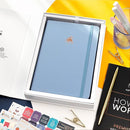Clever Fox Planner Premium Edition – Undated Luxurious Weekly & Monthly Planner to Increase Productivity and Hit Your Goals – Organizer – Start Anytime, A5, Lasts 1 Year, Light Blue (Weekly) by TinyTreasures Baby Boutique