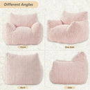 Giant Bean Bag Chairs for Adults Teens, Large Bean Bag Sofa Chairs with Filling Comfy Fuzzy BeanBag Chair with Armrests for Bedroom Living Room Reading by CozyNest Decor