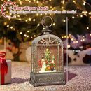 Christmas Snow Globes Lantern,Musical Snow Globes,Christmas Decorations Indoor for Home,Battery Or USB Powered,with 6 Hour Timer,Christmas Lantern for Festival Decoration,Snowman Child by CozyNest Decor