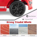 Costzon Ride on Car, 12V Licensed Ford Mustang Shelby GT500 Kids' Electric Vehicles w/Remote Control, USB Port, Radio, Music, Player, High Low Speed & Soft Start, Racing Kids Car for Toddlers (Red) by TinyTreasures Baby Boutique