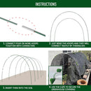 MAXPACE Greenhouse Hoops for 2.7ft or Wider Grow Tunnel, Rust-Free Fiberglass Support Hoops Frame for Garden Fabric, DIY Plant Support Garden Stakes, Gardening Supplies, 25pcs by GreenHaven Gardens