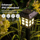 SOLPEX 16 Pack Solar Path Lights - Outdoor, Garden, Yard & Landscape (Warm White) by GreenHaven Gardens