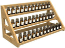 Spice Rack Organizer for Spice Jars: Large Bamboo 3-Tiered Seasoning Rack for Countertop, Kitchen, Cabinet, Pantry by CozyNest Decor