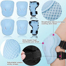 Kids Bike Skateboard Helmet Pad Set,Toddler Cyling Protective Gear Knee & Elbow Pads Wrist Guards for 5-8-10-12-14-16 Years Girls Boys Bicycle Scooter Roller Skate Inline Skating Rollerblading by TinyTreasures Baby Boutique