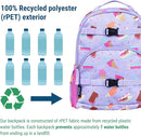 Wildkin ECO rPET 15-inch Kids Backpack – Sustainable, Padded, Adjustable – Sweet Dreams by TinyTreasures Baby Boutique