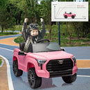 Electric Car for Kids, Licensed Toyota Tundra 12V Electric Truck, Off-Road Kids Car w/Remote, Spring Suspension & 3 Speeds, LED Headlights, Ride-On Toys for Boys/Girls by TinyTreasures Baby Boutique