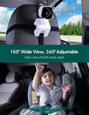 BABELIO Wireless Baby Car Camera with 5" HD Night Vision, Battery-Powered Rear Facing Car Seat Monitor for Kids and Pet, Easy Install 360° Rotatable Backseat Mirror, Newborns Travel Essentials Gifts by TinyTreasures Baby Boutique