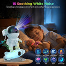 Astronaut Galaxy Projector for Bedroom, Star Projector Galaxy Light with App & Remote Control, White Noises, Bluetooth Speaker, Rocket Night Light for Kids, Ceiling, Gifts, Room Decor by TinyTreasures Baby Boutique