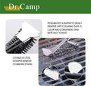 2 PCS Stainless Steel BBQ Grill Brush,BBQ Brush,Grill Scraper, Grill Brush for Outdoot,Grill Cleaning Brush, Barbecue Tool Set with Big Handle for Outdoor Grill by GreenHaven Gardens