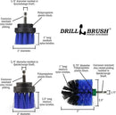 Pool Accessories - Cleaning Supplies - Drill Brush - 5 Piece Spin Brush Pool Cleaning Kit - Pool Supplies - Slide - Deck Brush - Hot Tub - Spa - Pond Liner - Pool Brush - Carpet Cleaner by CozyNest Decor